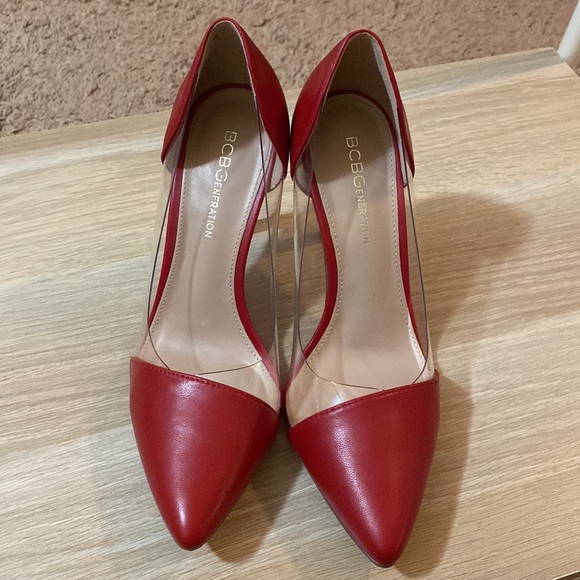 BCBG Lania Pump Red/Clear